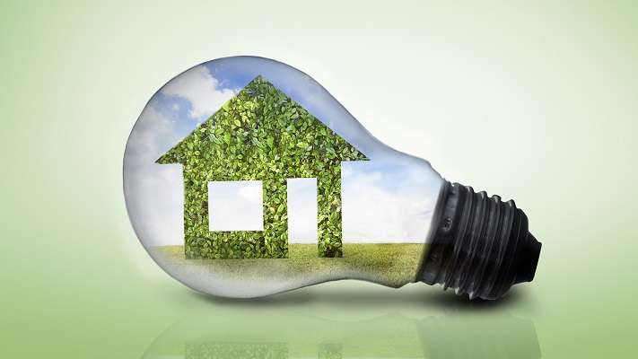 Экологический умный дом для экономии электроэнергии 